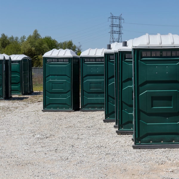 what is the difference between a standard event porta potty and a luxury event toilet